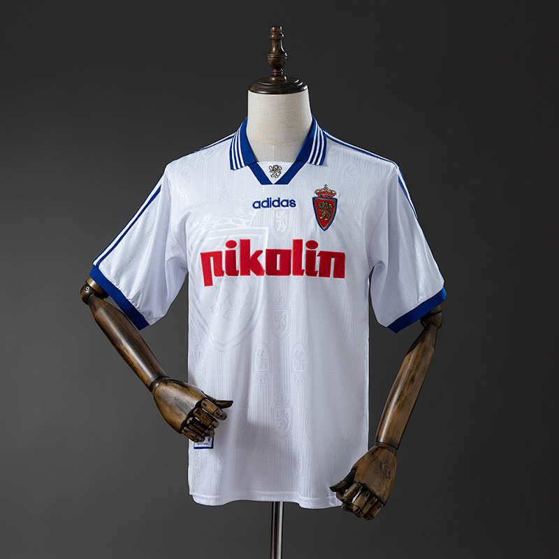 Camiseta retro de local del Zaragoza 97-98, tallas S-XXL